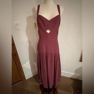 Les Cloches Brazilian brand long fucsia dress size medium. Perfect conditions.